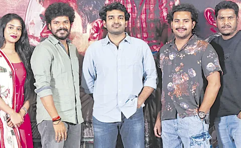 Kiran Abbavaram at ThimmarajuPalli Tv Movie Team Success Celebrations