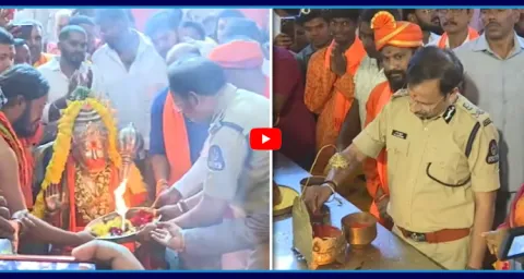 CP Sajjanar Participates In Hanuman Jayanti Celebrations At Hyderabad 1