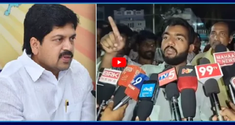Kollu Ravindra Followers Demolish Janasena Leader House 2