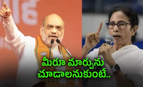 Union Home Minister Amit Shah addresses an election rally in Kolkata