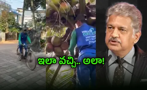 Anand Mahinda tweet about coconut harvester the same way you book a cab In Kerala5