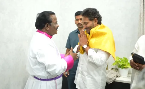 Christian Religious Leaders Blessed Ys Jagan