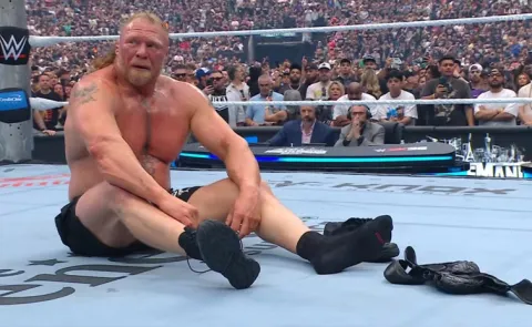 WrestleMania 42: Brock Lesnar Retired After Lost To Oba Femi