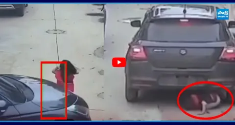 Little child Narrowly Escapes danger From Car Accident 2