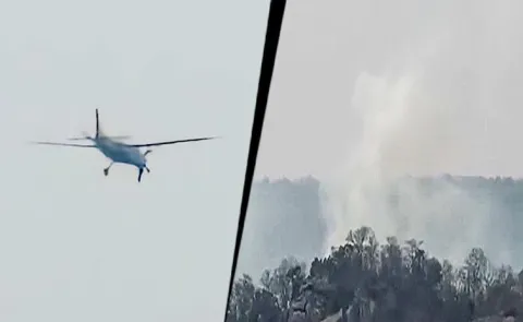 Private jet crashes in Chhattisgarh