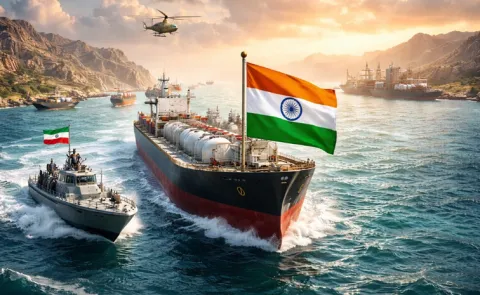 Ten Indian vessels have crossed the Strait of Hormuz