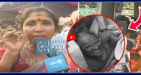 Scuffle Between Devotees At Simhachalam Chandanotsavam 2026  2