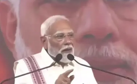 PM Modi's Darker Look in Tamil Nadu Sparks Viral Makeup Debate