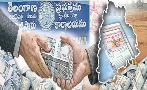 Huge corruption in sub-registrar offices in Telangana