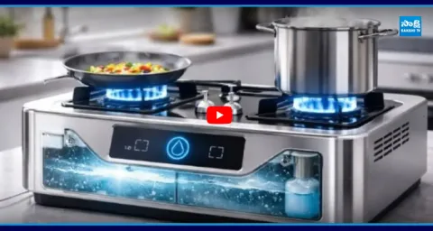 Water Powered Gas Stove Cook 6 Hours with Just 100ml Water