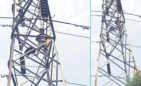 Man Climbs Tower in Anger Over Girlfriend at Hyderabad