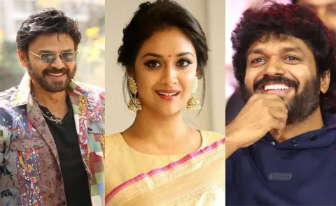 Keerthy Suresh for first time with a senior hero Venkatesh