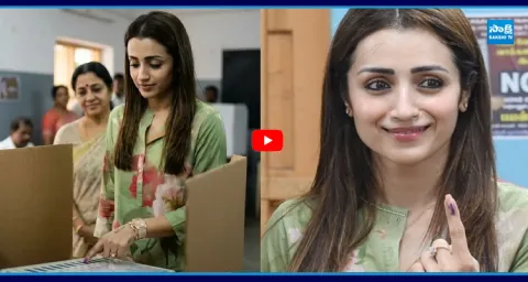 Actress Trisha Casts Her Vote In Tamil Nadu Assembly Elections 2026 Polling  2