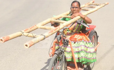 Life story about special abled women mulige balavva