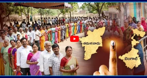 Record Level Polling In Tamil Nadu And West Bengal 1