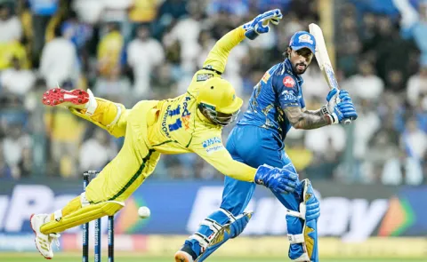 Akash Ambani Walks Out Signals Fans To Leave CSK Beat MI By 103 Runs1