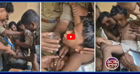 Kerala Police Rescue Little Boy Video Goes Viral  1