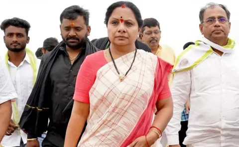 Kalvakuntla Kavitha New Party Name Announcement News Updates