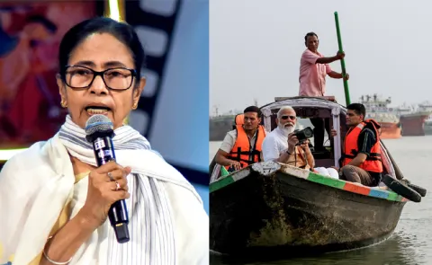 CM Mamata says Modi to take a dip in polluted Yamuna river