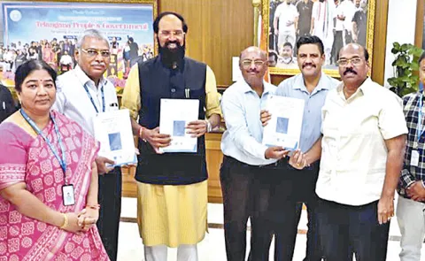 SLBC Tunnel: NGRI Submits Report to Uttam Kumar Reddy