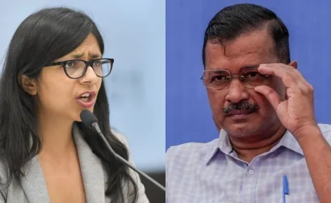 Swati Malliwal after joining BJP