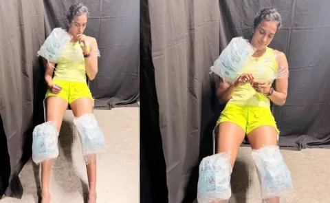 Why PV Sindhu Wore Temple Device While Playing Her Husband Reacts5