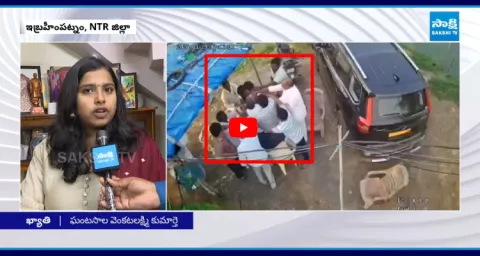 TDP MLA Vasantha Krishna Prasad Followers Attacked Janasena Woman  1