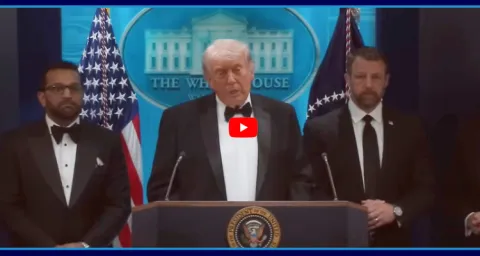 US President Donald Trump Reaction On Shooting In White House 1