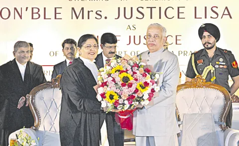 Lisa Gill takes charge as Chief Justice of Andhra Pradesh High Court
