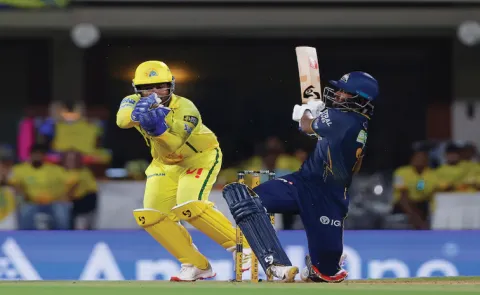 Sai Sudharsans 46-ball 87 powers Gujarat Titans to 8-wicket win over Csk4