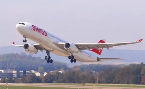 Swiss Air Flight Aborts Takeoff at Delhi Airport After Engine Catches Fire