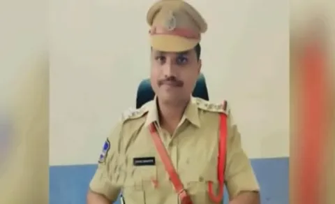 Case Filed Against Jammikunta SI Srikanth 