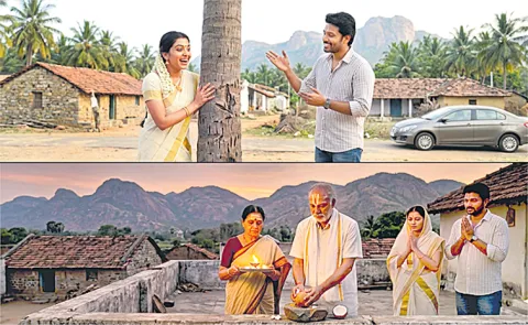 Aarti of lamps and garlands to the Seshachalam hills
