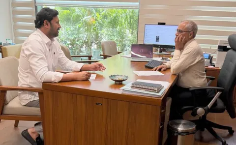 YSRCP MP Avinash Reddy Meets Petroleum Secretary Neeraj Mittal