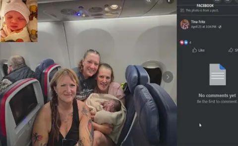A woman gave birth On Delta Flight Minutes Before Emergency Landing
