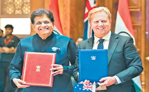 India and New Zealand Sign Historic Free Trade Agreement
