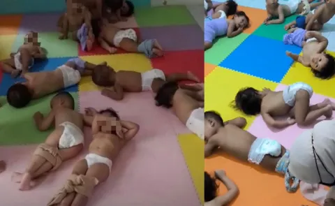 daycare abuse scandal police charge 13 in Indonesian 