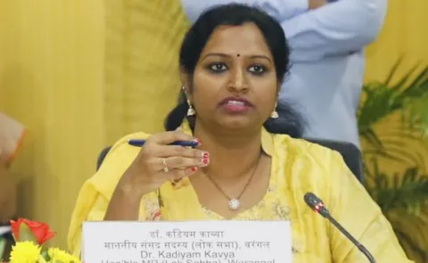 MP Kadiyam Kavya Hits Back at KCR Over Recent Comments