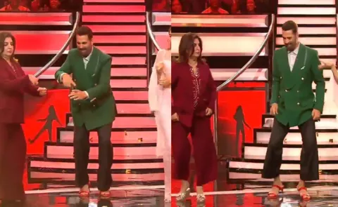 Akshay Kumar high heels dance on Wheel of Fortune finale goes viral