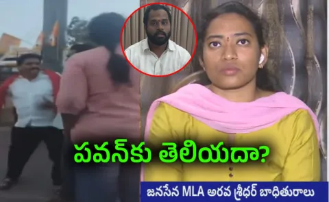 Harsha Veena Serious Comments on Janasena MLA Arava Sridhar