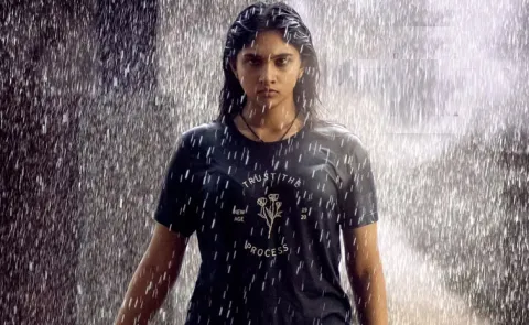 vanitha vijayakumar daughter jovika movie agadha first look