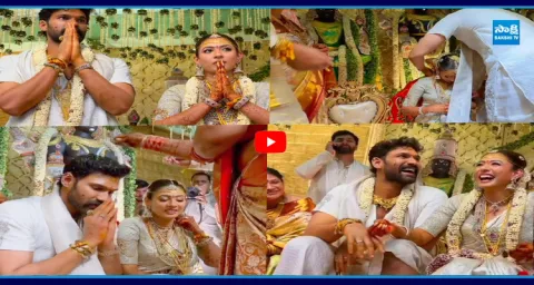 Bellamkonda Srinivas & Kavya Reddy Marriage At Tirumala 1