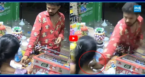 SHOCKING CCTV Footage Chain snatching Telangana 1