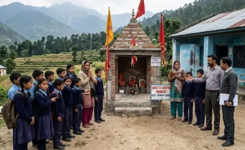 Schools Temple For Ghost Sparks Row Education Department Orders Probe