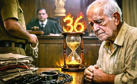 Sentenced at 75 for a crime committed at 40