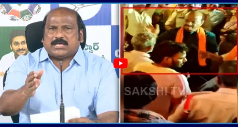 TJR Sudhakar Babu Reacts On Ayyanna Patrudu Slaps Dalit Man In Public  1
