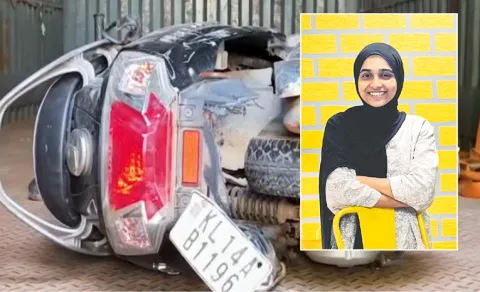 Road Accident In Madhapur