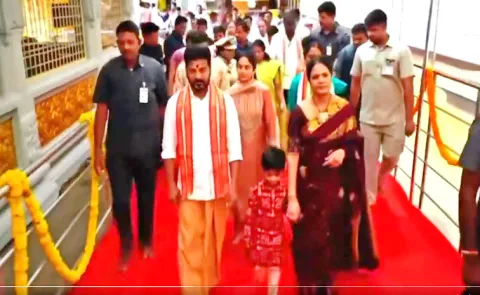 CM Revanth Visit Basara Temple At Nirmal