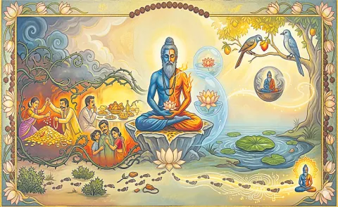 True renunciation is to view life with the right perspective