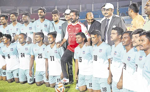 CM Revanth Reddy Attends Closing Ceremony of All India Police Football Championship